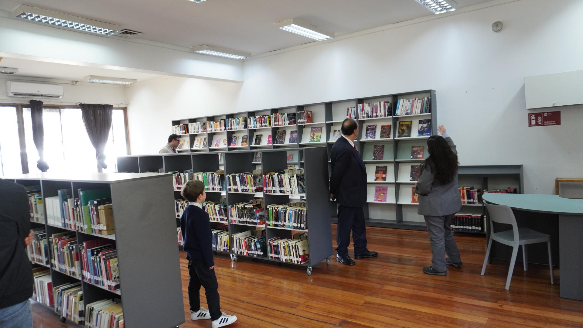 Biblioteca Pública Eduardo de Geyter de Rancagua inauguró dos proyectos financiados por el PMI