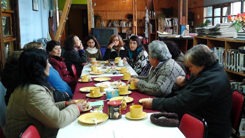 Conversatorio en la Biblioteca Pública de Corral.
