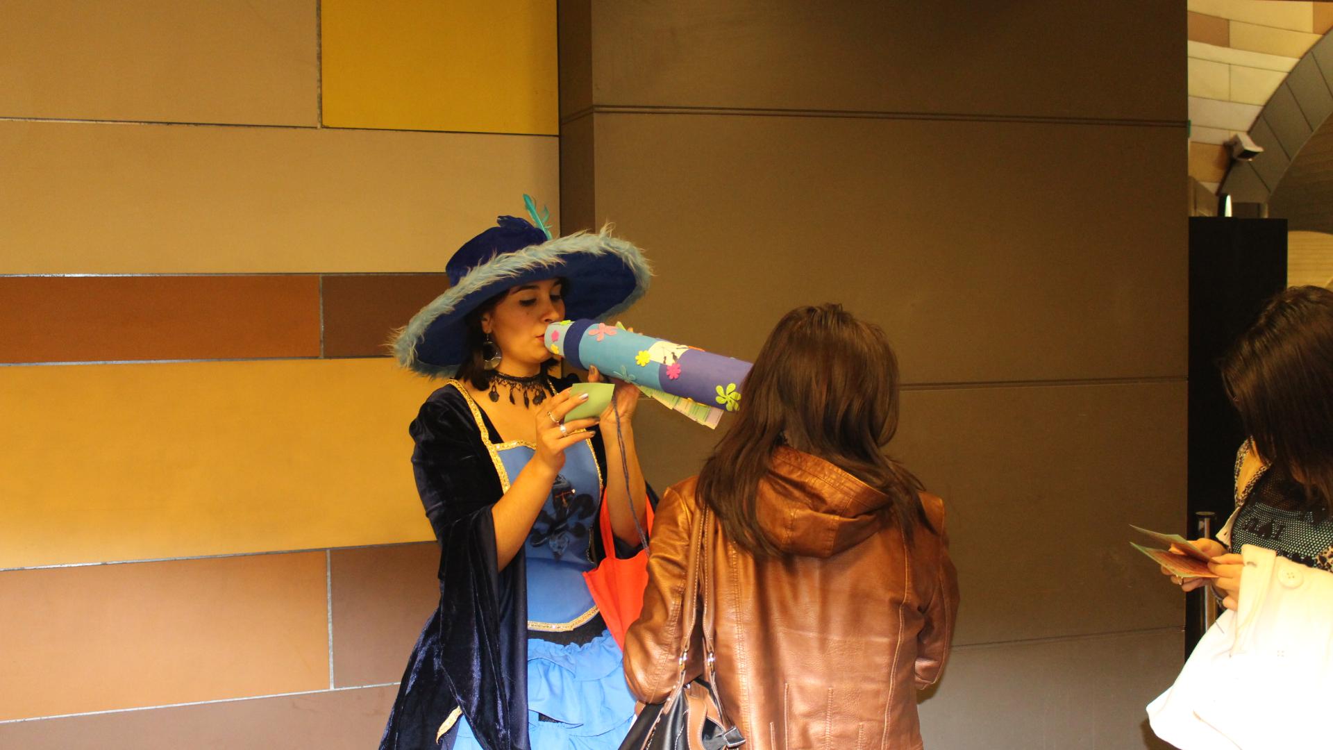 Mosqueteras en el Metro de Santiago.