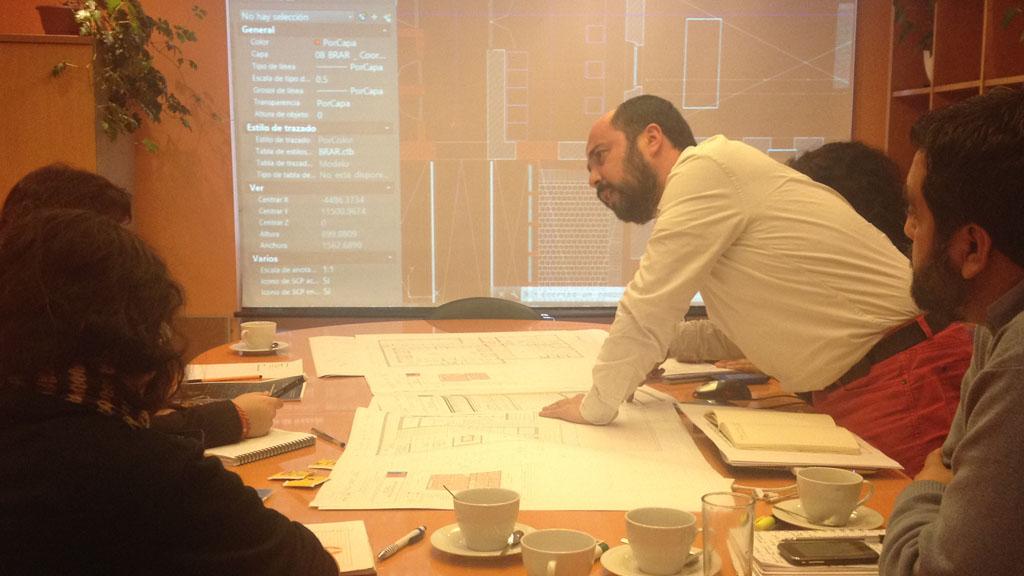 Comisión de la Dibam analizó el proyecto arquitectónico.