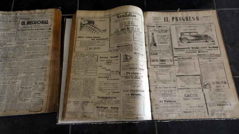 Material de gran valor patrimonial.