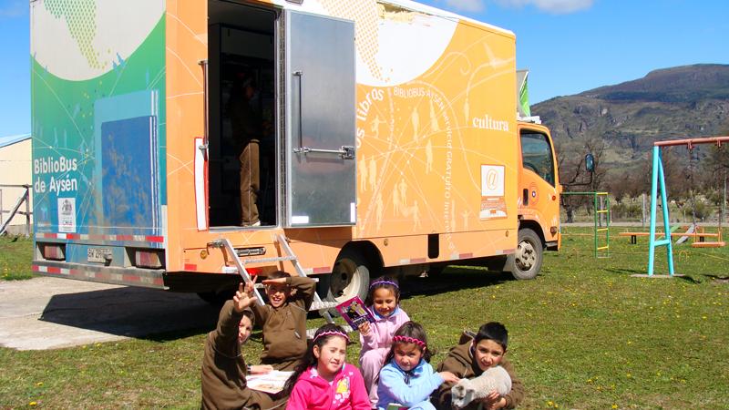 Imagen: Bibliomóvil de Aysén
