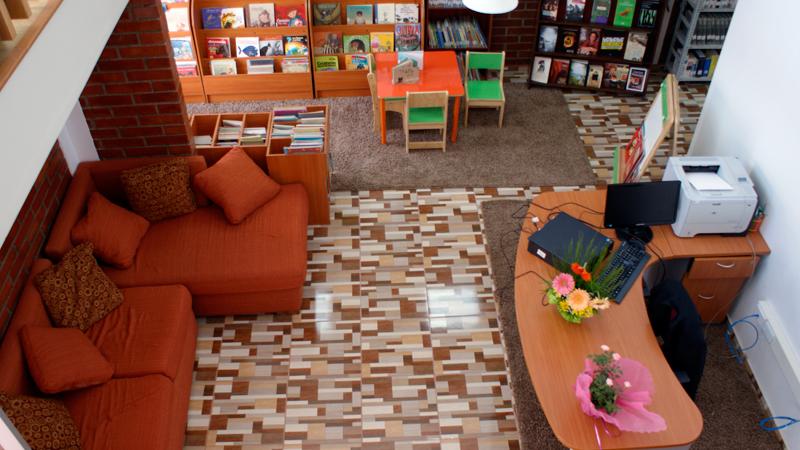 Imagen de la Biblioteca El Bollenar de Melipilla, beneficiada con PMI 2012 y 2015.