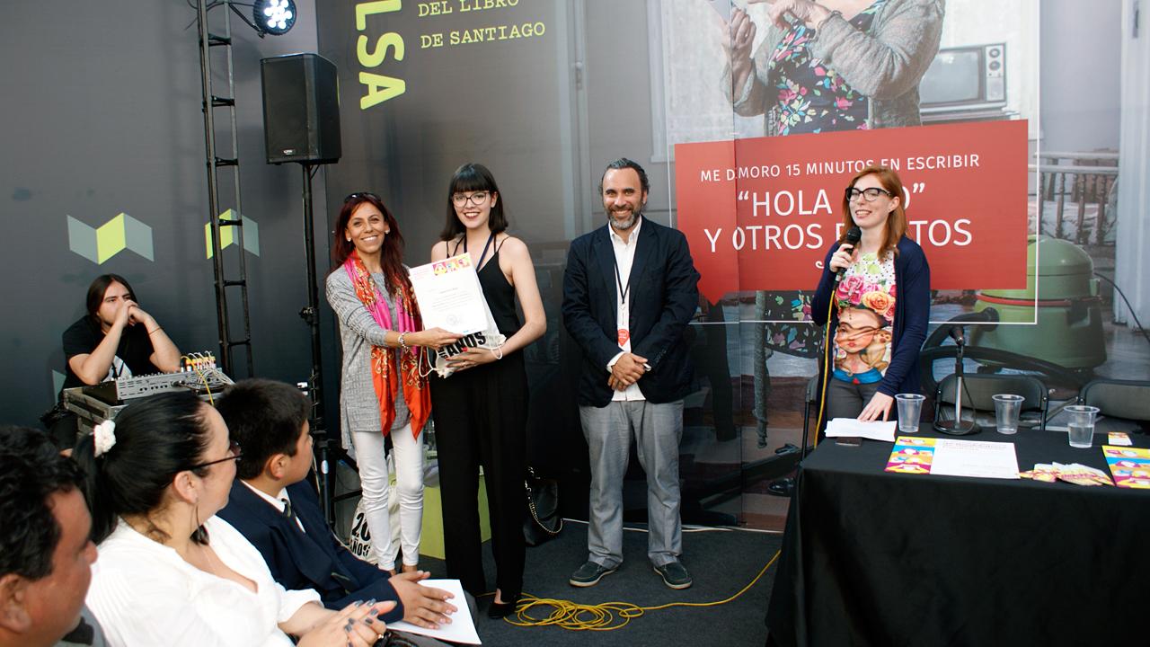 Josefa Araos, ganadora en categoría Booktubers.