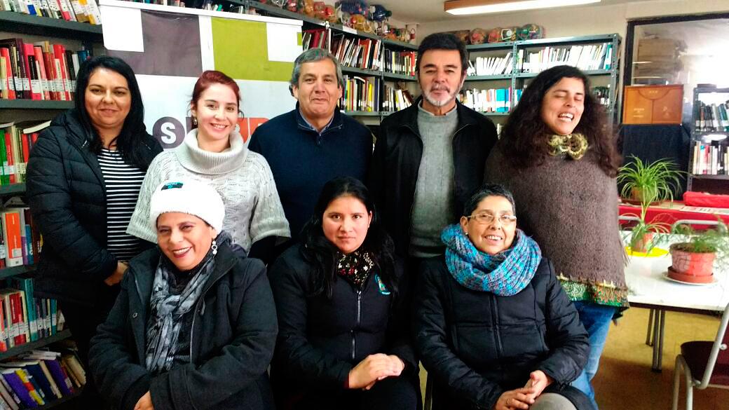 Participantes y tallerista en capacitación en La Ligua.