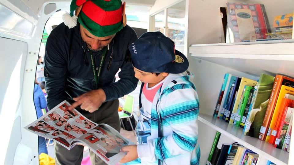 Fotografía ganadora Bibliomóvil de La Pintana