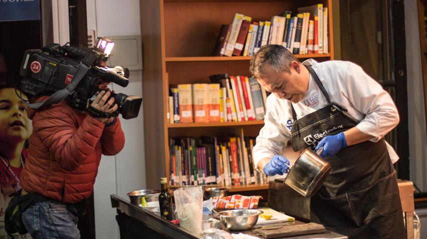 Gastronomía en la Biblioteca de Coquimbo (2016)