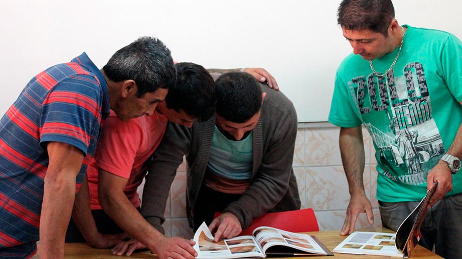 Internos del Centro de Detención Preventiva de Petorca.