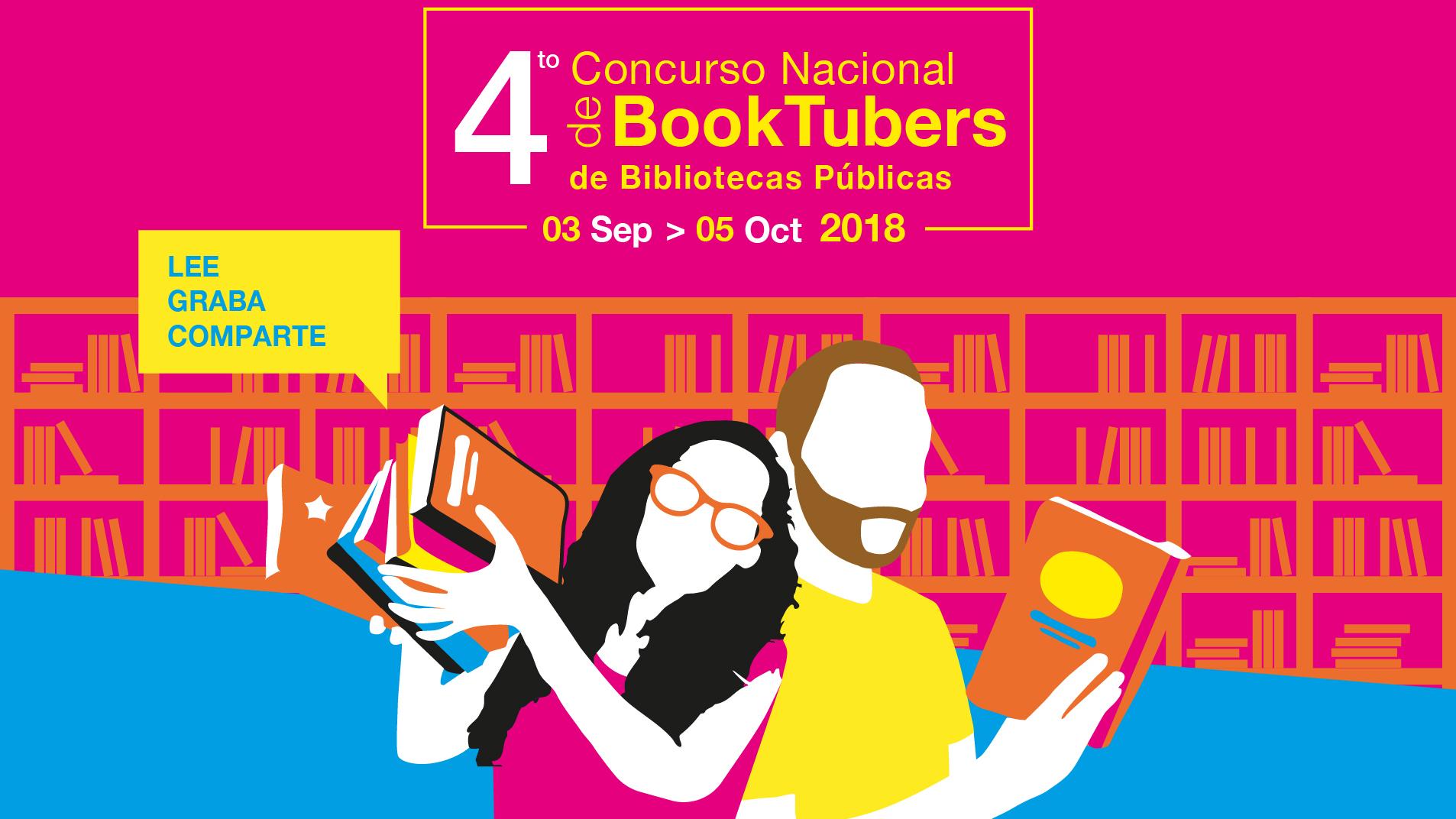 Bibliotecas públicas anuncian "4° Concurso Nacional de Booktubers"