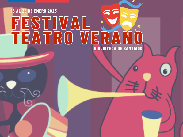 Afiche Festival de teatro infantil y juvenil de verano