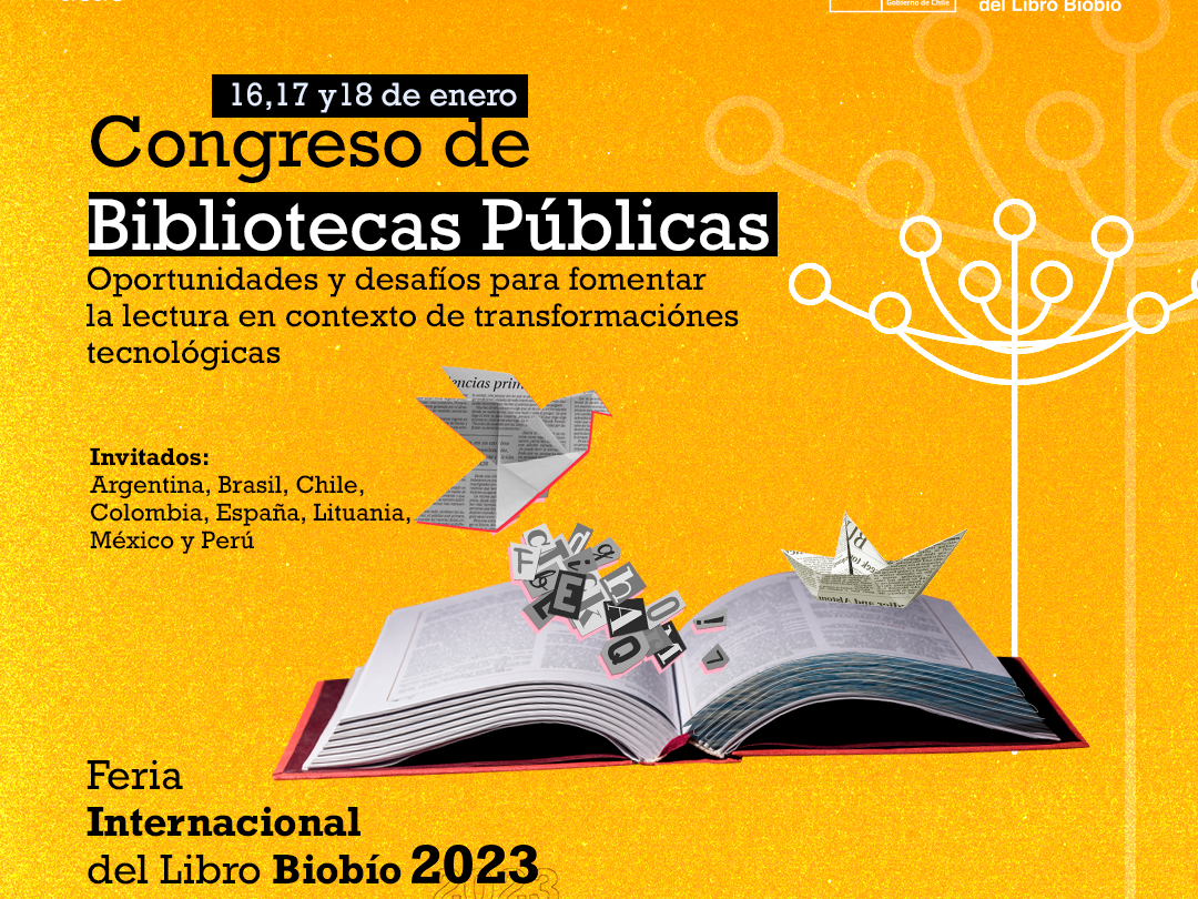 Afiche Congreso de Bibliotecas Públicas