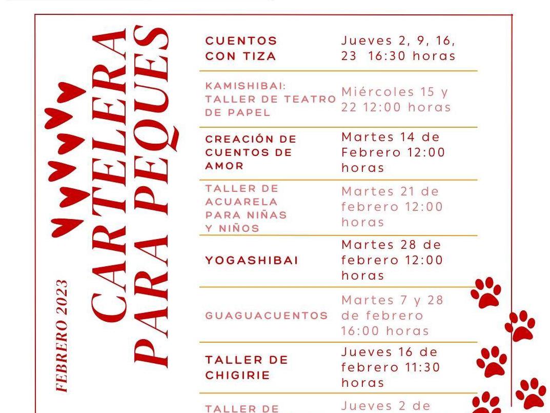 Afiche cartelera para peques