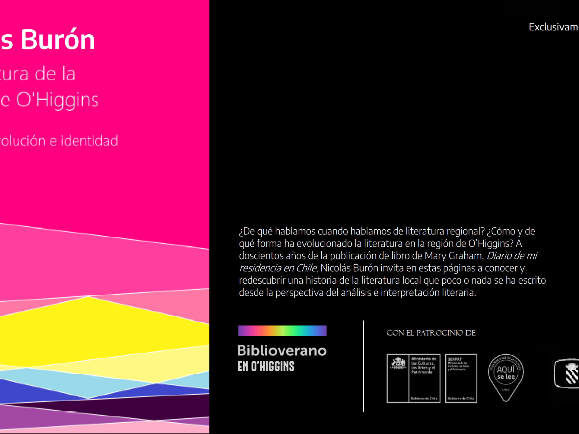 La literatura de la región de O'Higgins: orígenes, evolución e identidad (1824-2017)