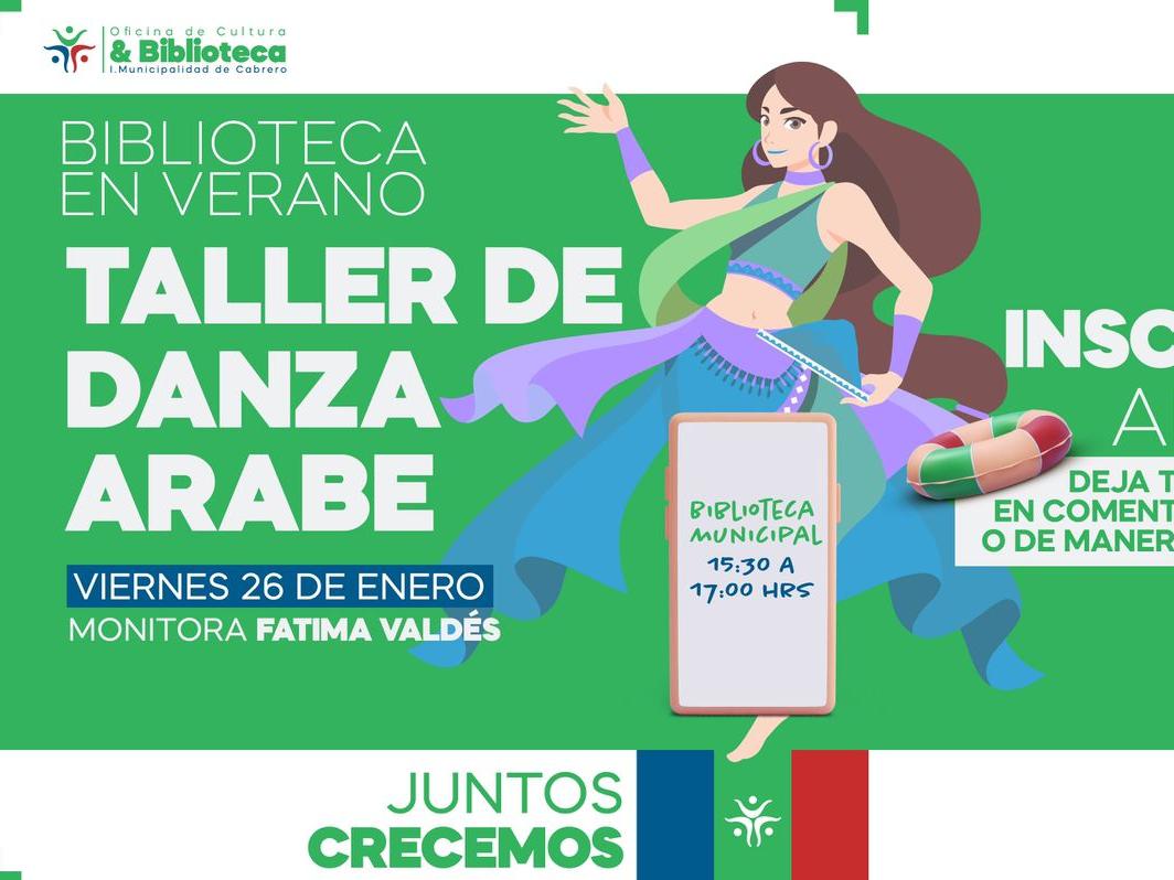 Afiche danza árabe