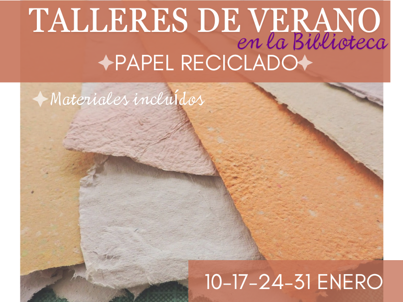Taller de papel reciclado 