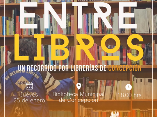 Conversatorio «Entre libros: un recorrido por las librerías de Concepción»