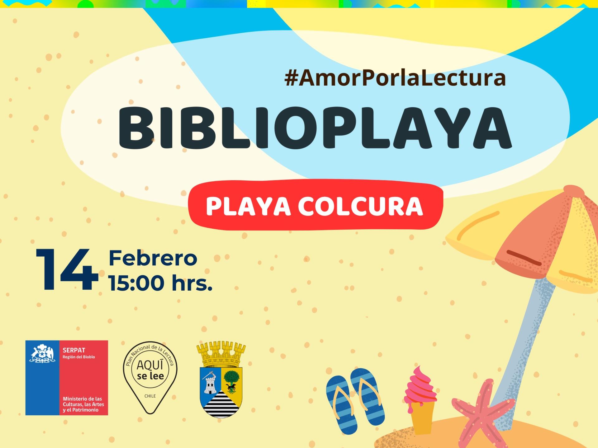 Biblioplaya en Lota
