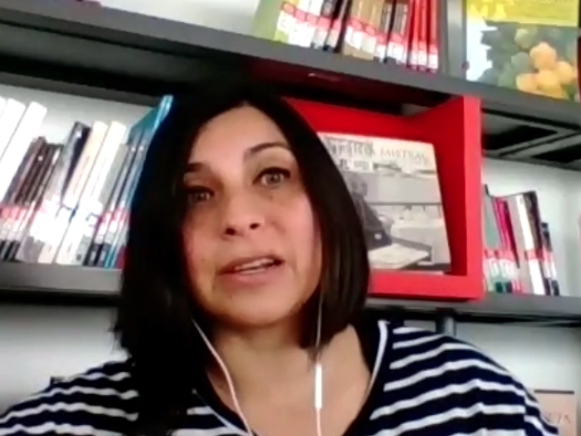 Paloma Soto, directora (s) de la Biblioteca Regional Gabriela Mistral de La Serena (Coquimbo).