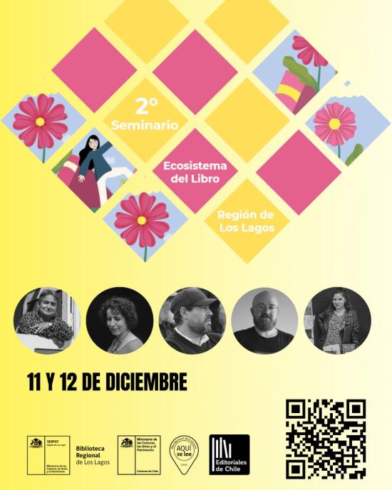 Seminario del Ecosistema del Libro 2025 en la Biblioteca Regional de Los Lagos.