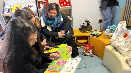 Estudiantes de Técnico en Educación Parvularia del IPG conocieron modelo de mediación lectora de la Guaguateca de La Unión