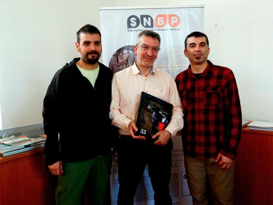 Claudio Reyes, Gonzalo Oyarzún y Víctor Salas.