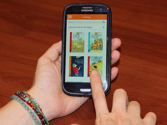 Títulos para todas las edades se pueden encontrar en la aplicación.