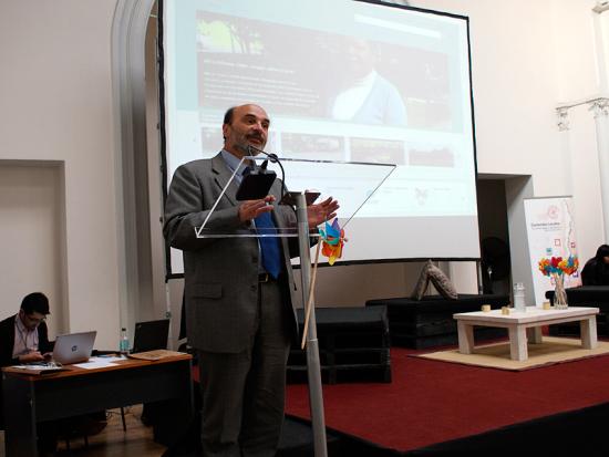 El Director de la Dibam, Ángel Cabeza, inauguró el encuentro.