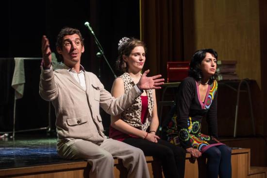 Felipe Ríos, Maira Bodenhöfer y Lucía de la Maza.
