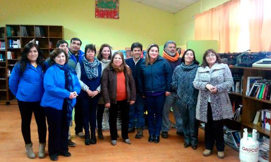 Los participantes en la capacitación.