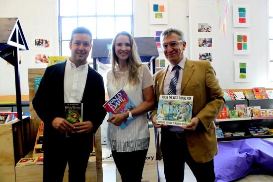 Javier Rosales, Angélica Castro y Gonzalo Oyarzún.