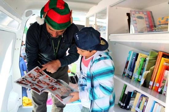 Fotografía ganadora Bibliomóvil de La Pintana