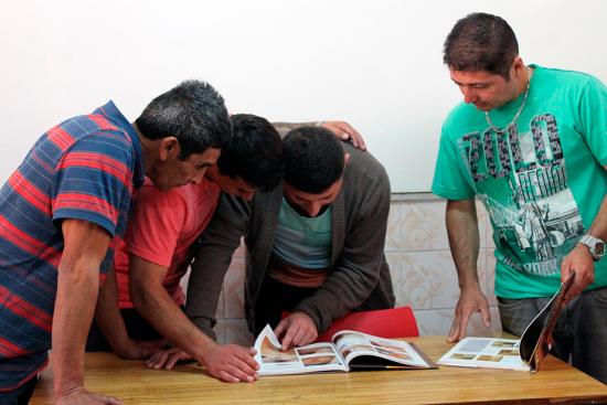 Internos del Centro de Detención Preventiva de Petorca.