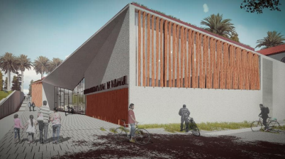 La Biblioteca Pública de Pudahuel se encuentra en un nuevo proceso de licitación, con el que se espera dar termino a la obra el presente año 2021.