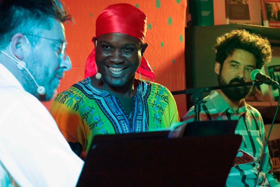 Tito Escribar, Richardson Chartcheukwen y Christian Duarte.